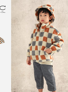 RyleeCru【专柜同款】儿童羊羔绒外套秋冬保暖大童小童宝