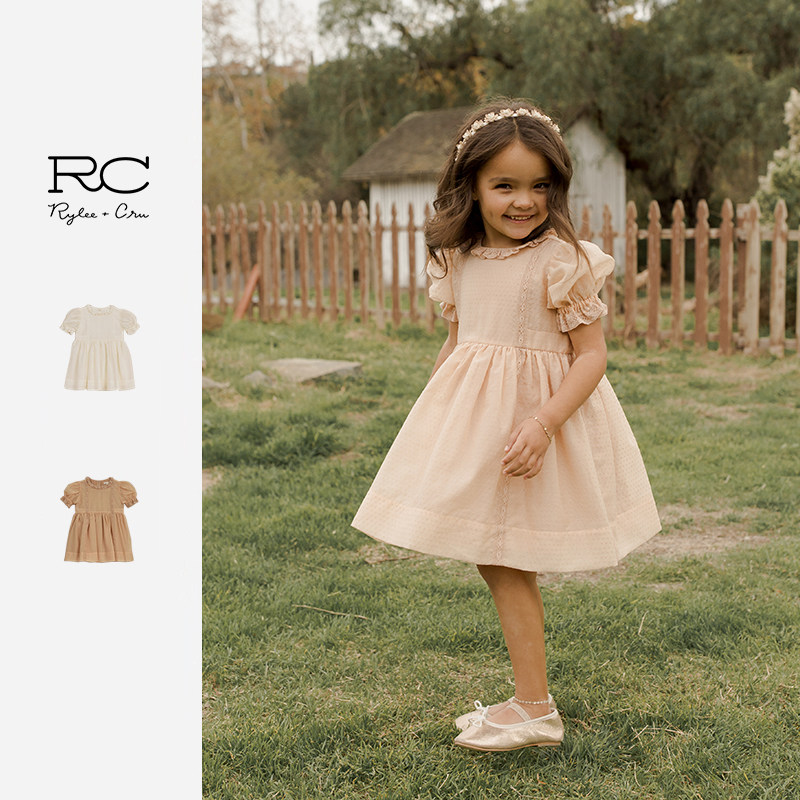 ryleecru裙子女童春夏秋