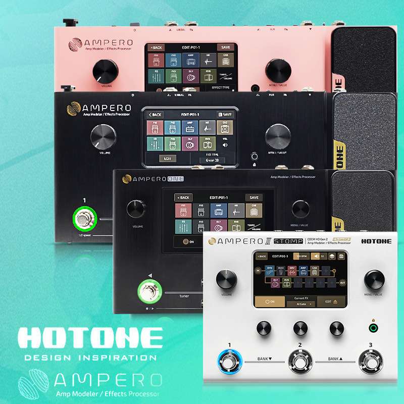 Hotone Ampero one Stomp II mini Stage电吉他综合效果器2代贝斯