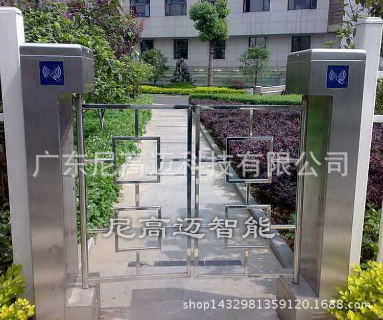 非标智能指纹放行摆闸门禁