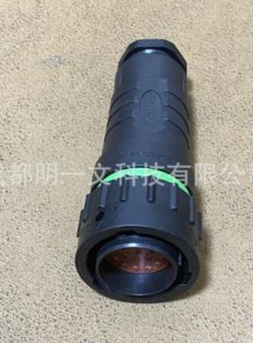 汽车连接器AHDPBS-18-SM01尾夹安费诺Amphenol黑色