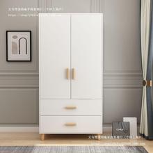 新款时尚大容量实木衣柜家用卧室现代简约简易组装出租房用组合柜
