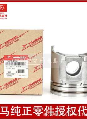洋马发动机yanmar原装活塞组件4TNV106发动机活塞123907-22081