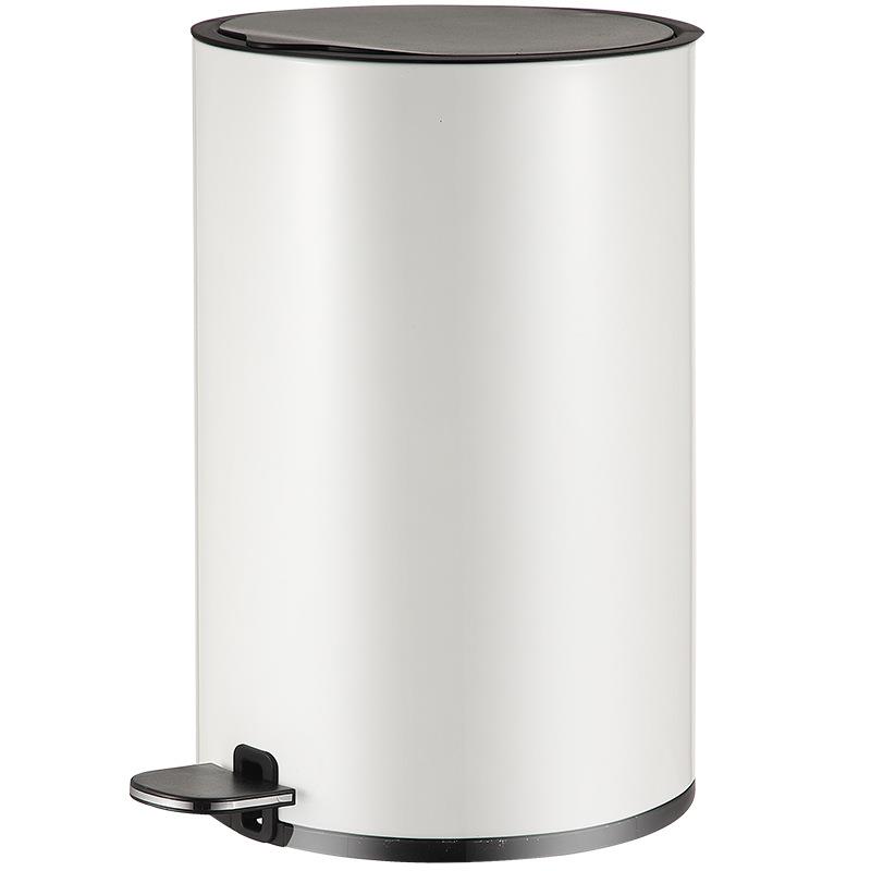 垃圾桶家用客厅轻奢卫生间厕所脚踏式带盖厨房创意不锈钢现代简约