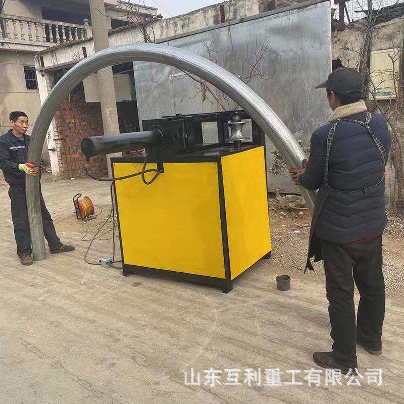 立式电动多功能弯管机槽钢内外弯盘圆机电动角铁卷圆机