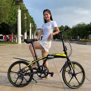 JINT20寸折叠自行车铝合金超轻便携成人款变速免安装单车