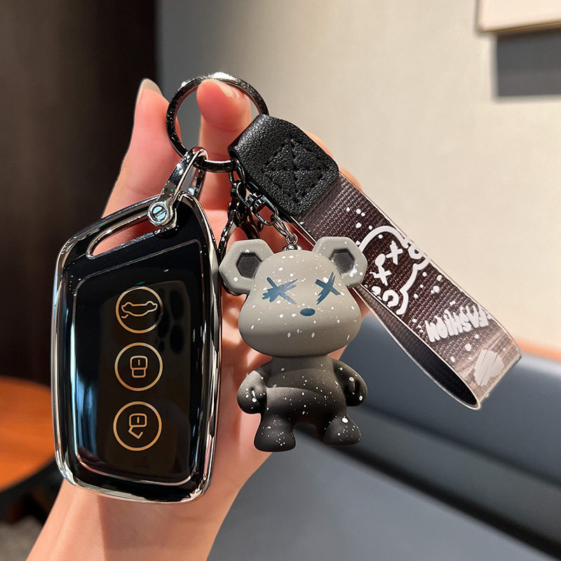 适用新宝骏RC6/RS3/RS5/RM5/RC5/Valli男士女小车锁匙扣钥匙包套