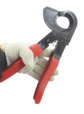 J450AX齿LJ-D式-30000电缆剪棘轮断线剪钳单手小巧型手动轮剪刀