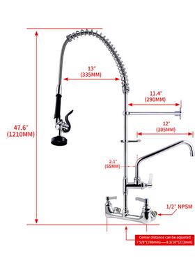 入墙高花洒套装水龙头澳压房标厨全压铜增花洒水龙头套装89808厂