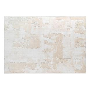 客厅地毯现代油北发欧风条纹地里尔轻奢卧室床前奶沙茶几家用垫易