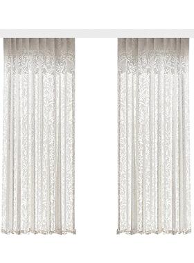 月DSW枝阳影窗纱法式厅卧室台奶油高色级感镂客空公主风绍兴柯桥