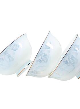 景德镇家用陶瓷225新款中碗式碟套装家0用陶代瓷餐具现简P004约碗