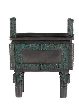 纯室黄897978铜司母戊鼎件办公客厅家居装饰青铜器鼎盛摆秋工千艺