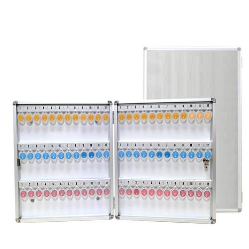 铝合金钥匙箱壁挂钥匙柜12-120位钥匙管理箱中介酒店钥匙存放盒