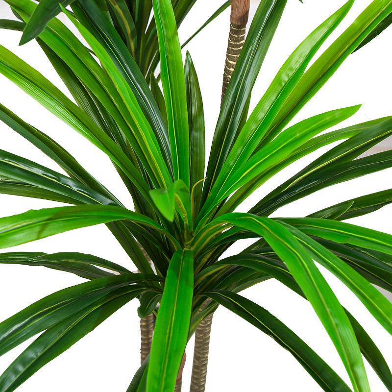 仿真植物工艺龙血铁树绿色植被家具装饰办公桌面仿真盆栽摆件摆饰