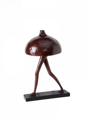 意式中古风样板间书房别墅法式客厅电视柜餐厅柜玄关摆件软装饰品