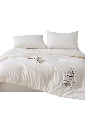 新疆棉花被子冬季芯厚款水洗棉保暖被芯家用母双婴花NGm0uC7E级纯