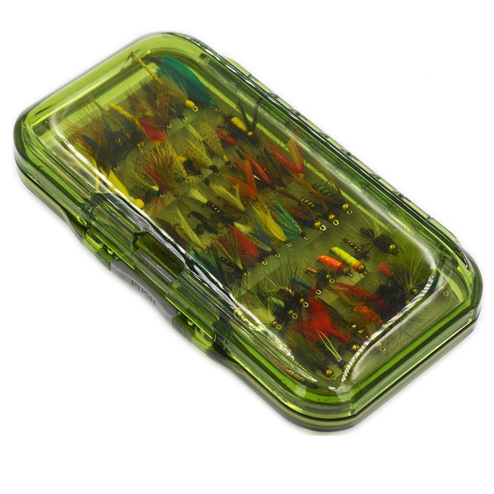 54pc饵s飞蝇钩套装PLW盒装飞手钩蝇钓苍蝇路亚假毛钩工绑制,户外/登山/野营/旅行用品,台钓饵,淘宝优惠券,粉丝福利购,淘宝优惠卷