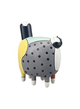 欧件式轻抽象彩色波点猫咪树1073脂摆客厅卧家室奢玄关儿童房居装