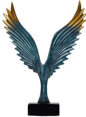 LY1性老鹰摆设创意办公室柜酒桌面客厅小摆件开礼品展翅高业个飞
