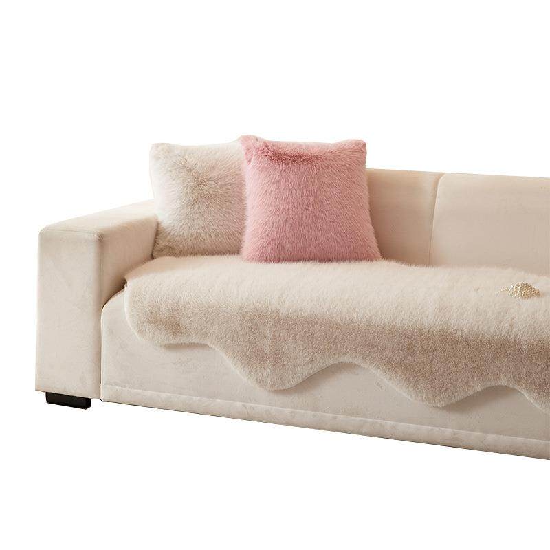 224秋冬新款异形水貂绒YXSDRSFD沙发垫纯色简约风高级沙0坐垫感发,居家布艺,沙发套,淘宝优惠券,粉丝福利购,淘宝优惠卷