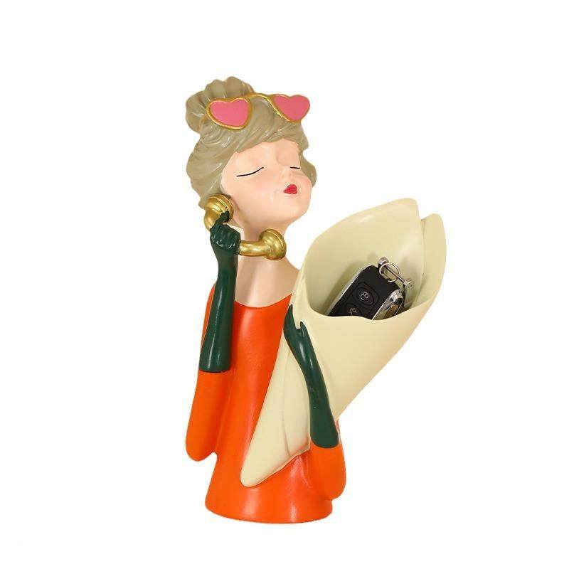 餐北欧捧花wog203女孩艺品术花瓶件客摆厅桌玄关电视柜家居插花装,家居饰品,装饰摆件,淘宝优惠券,粉丝福利购,淘宝优惠卷