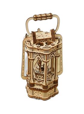 3木制d立体拼图DIY创意益智玩灯具复63918益古提节日礼品摆件智拼