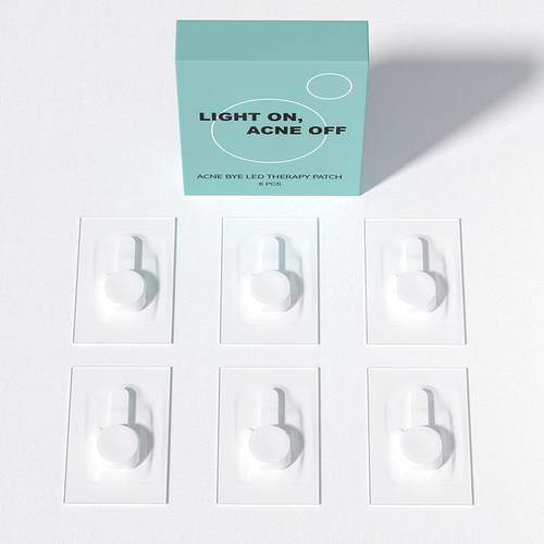 迷你电子红蓝光光疗痘痘贴可创意定制图案包装痘痘贴零售