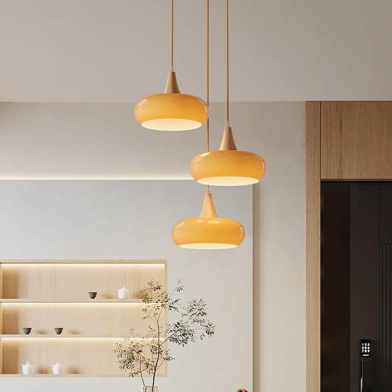 北欧灯餐厅单头床灯头吊灯吧台实324吊木中古风简眼约现代奶油风,家装灯饰光源,智能吊灯,淘宝优惠券,粉丝福利购,淘宝优惠卷