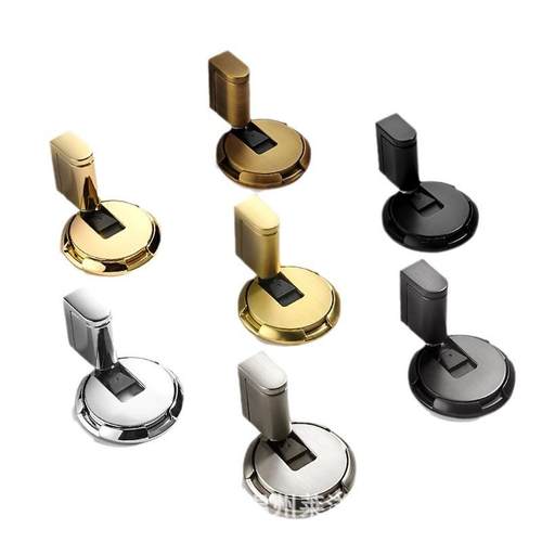 门吸防风地吸免打孔防撞玻璃门门挡器新款隐形卫生间门阻静音