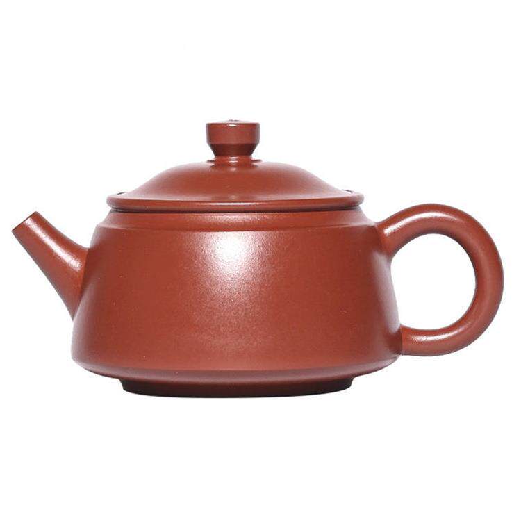 卡盖小钟大紫砂壶宜兴原矿红紫砂金礼0751品袍茶壶茶具