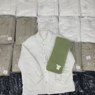 馨菲纯色百搭翻领单排扣宽松短外套YS4 24205