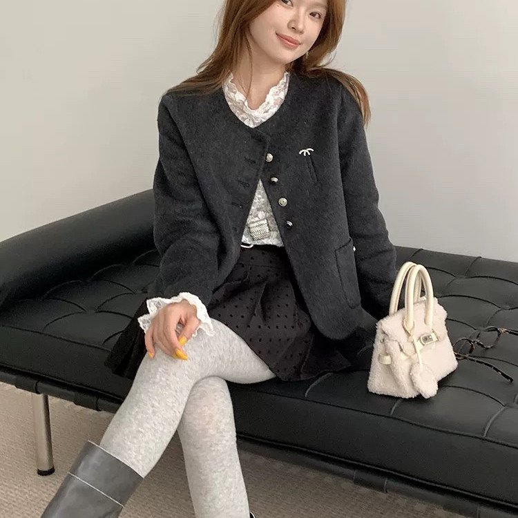 馨菲媛小香风双面女小个子女人设计感羊毛外套（含100澳毛）6613,女装/女士精品,羽绒服,淘宝优惠券,粉丝福利购,淘宝优惠卷
