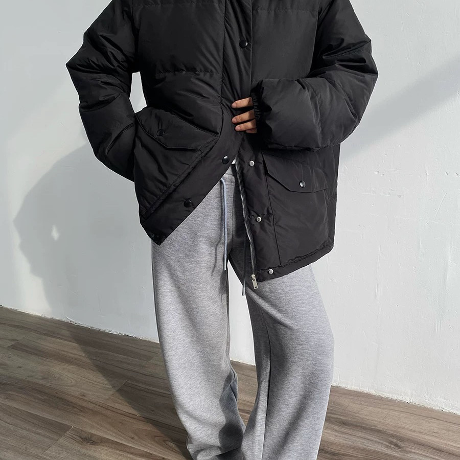 馨菲设计翻领单排扣绗缝保暖羽绒服外套YS1-0005,女装/女士精品,羽绒服,淘宝优惠券,粉丝福利购,淘宝优惠卷