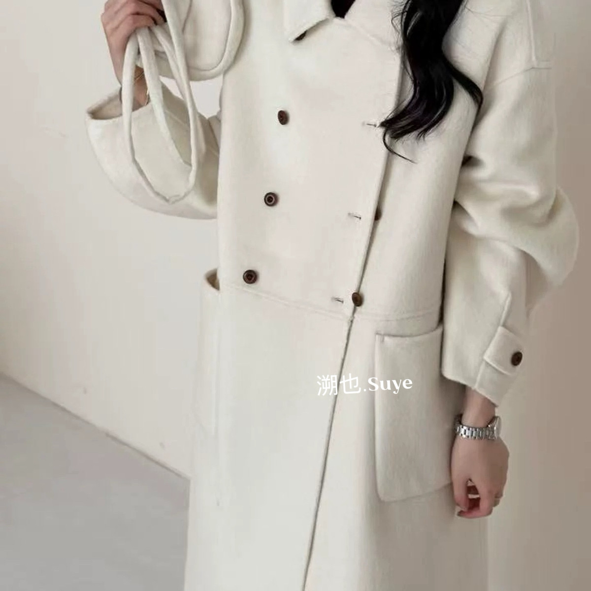 馨菲设计系长款气质显瘦羊毛外套(配包包)（含100澳毛）HYysg1643,女装/女士精品,羽绒服,淘宝优惠券,粉丝福利购,淘宝优惠卷