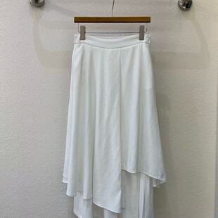馨菲26夏上新高腰不规则下摆半身裙D08
