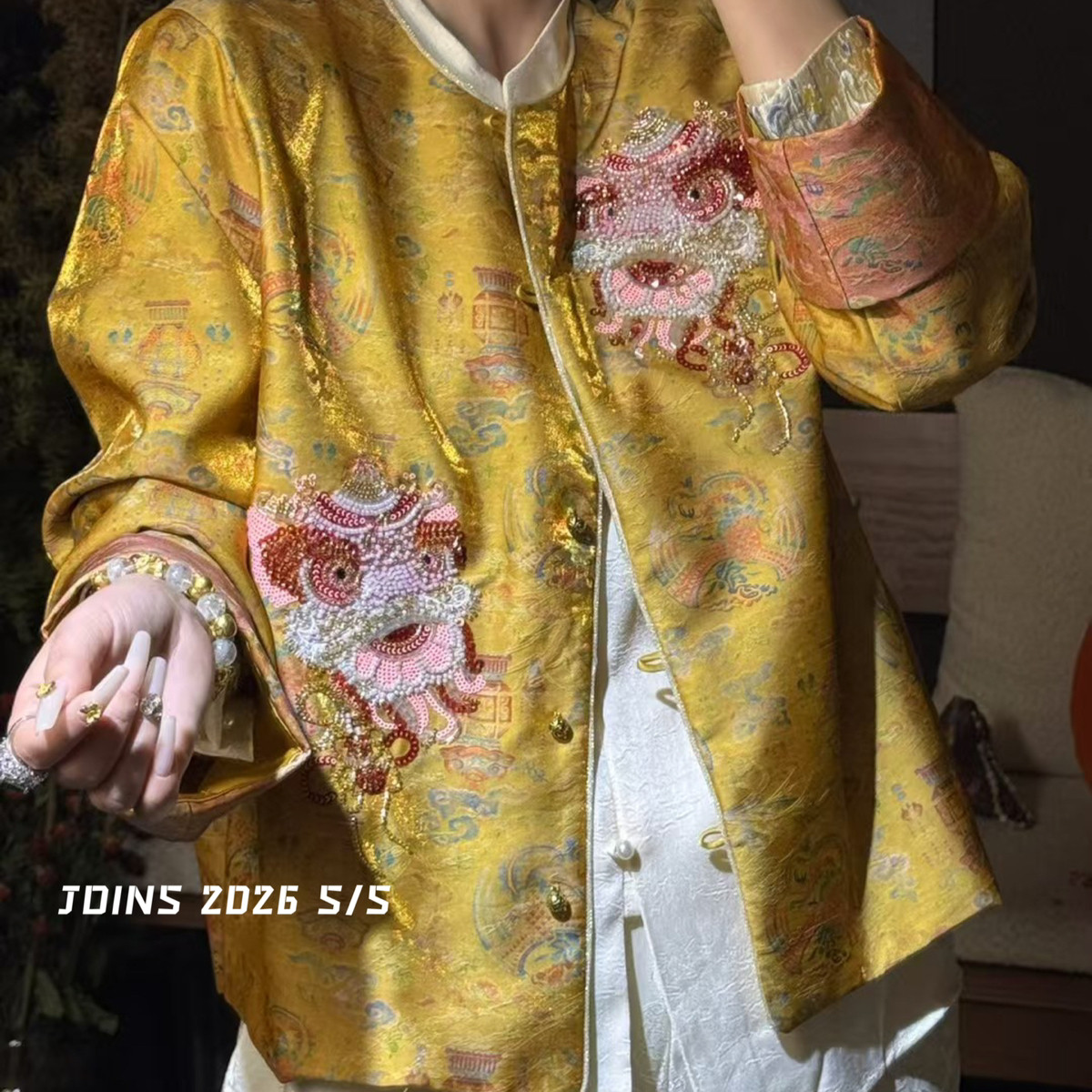 馨菲盘扣衬衫女2026春新款宽松人丝衬衣改良唐装短外套16139j26,女装/女士精品,时尚套装,淘宝优惠券,粉丝福利购,淘宝优惠卷