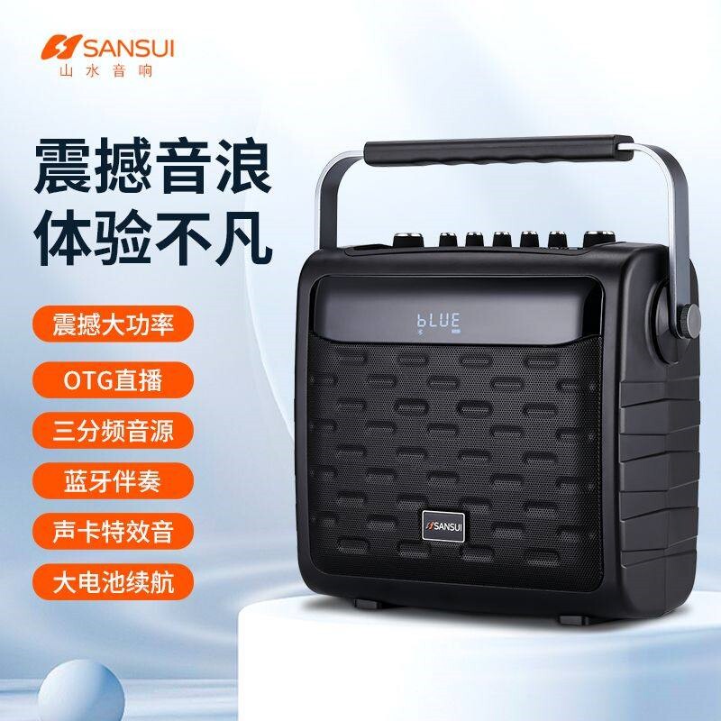 山水X300乐器手提大功率户外K歌便携式广场舞蓝牙大音量音箱音响