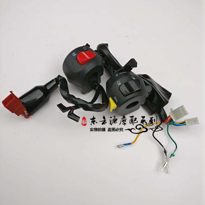 适用钱江摩托车配件 钱江龙QJ150-19A/C 左右手把座开关 组合开关