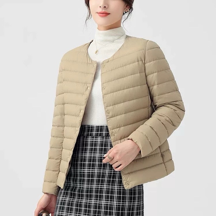 【排骨款内搭羽绒棉内胆】女士上衣棉服2025新款