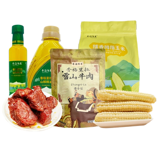 香溢德吉云南香格里拉特产酱卤藏香猪肉干礼盒装250g