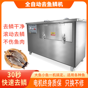 全自动去鱼鳞机电动刮鱼鳞机大型杀鱼机打鳞机商用不锈钢去鱼鳞机
