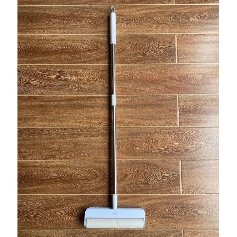 爱格粘毛可撕式除尘纸粘毛滚筒长柄长杆滚轮粘贴床上除灰家庭清洁