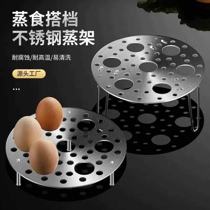 【下单立减30】不锈钢蒸架加厚可折叠隔水蒸支架电饭煲五金ZH