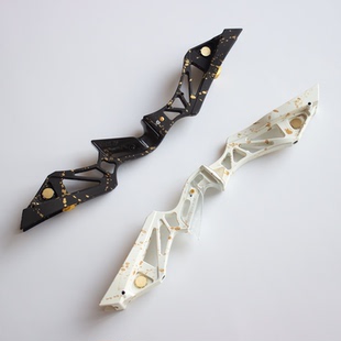 风翎19英寸美猎金属反曲弓把竞技射准攻防全能7075铝CNC风羽弓坊