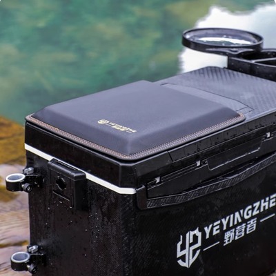 加厚防水钓箱坐垫皮质记忆棉