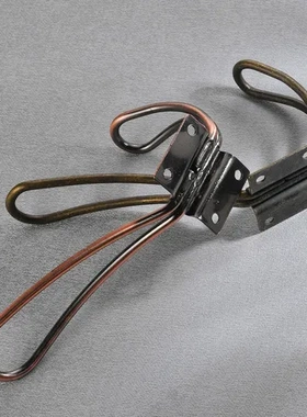 双钩-626精茂挂衣钩仿古精茂青古铜衣钩家装黑色橱柜铁材质