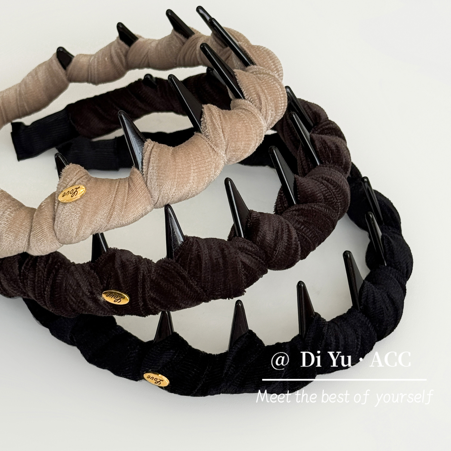 丝绒发箍高颅顶2025新款洗脸发箍