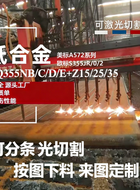 舞钢Q355NDZ15/25/35保探伤正火板切割 Q355NB锰钢板低合金板现货