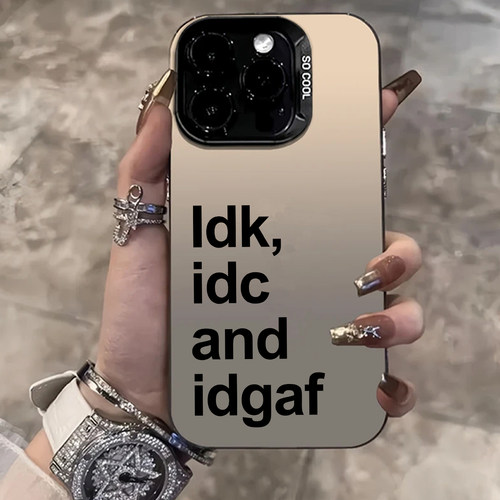 适用华为手机壳idkidcidgaf